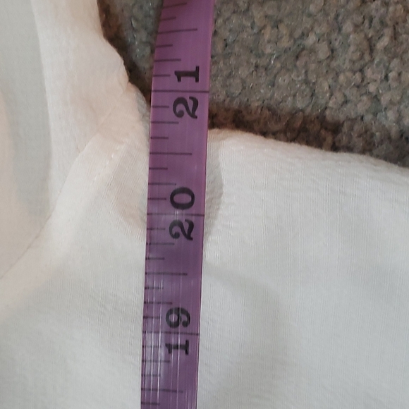 Vintage Christopher and banks blouse. Med white nwot - Picture 5 of 7